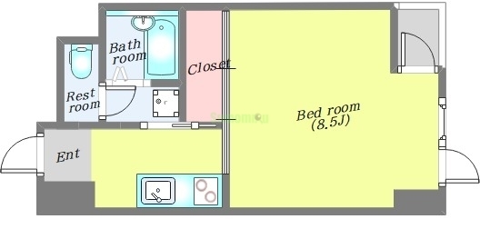 イーストン榴岡の間取り