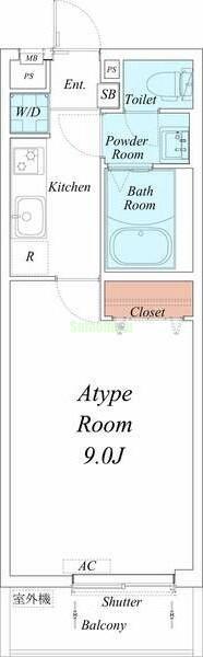 リブリ・1 (ワン)の間取り