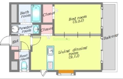 M CHATELETの間取り