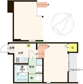 ハーモニーテラス新田の間取り