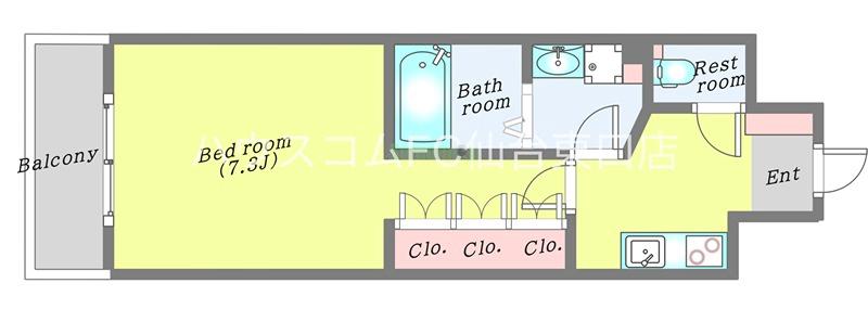 レジディア榴岡イーストの間取り