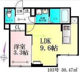 Clover木ノ下の間取り