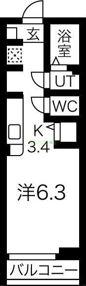 RS Residenceの間取り