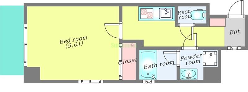しゃとれ新寺の間取り