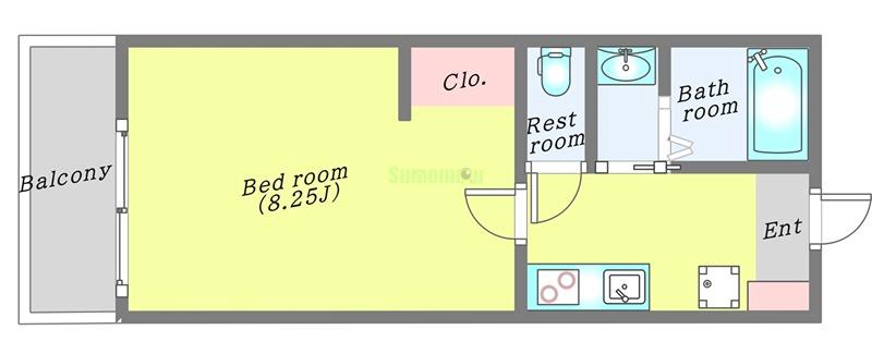 ポミエ・KoKo中倉の間取り