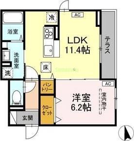 エルタスコート成田町の間取り