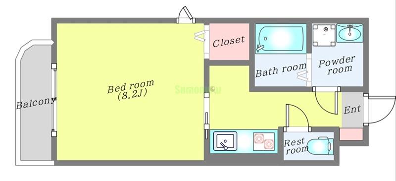 マックス河原町駅の間取り