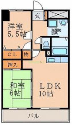 アイーラ渡辺の間取り