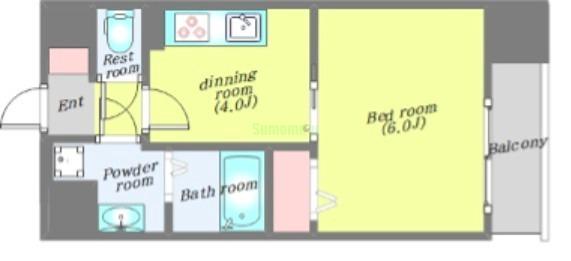ディオコート長町の間取り
