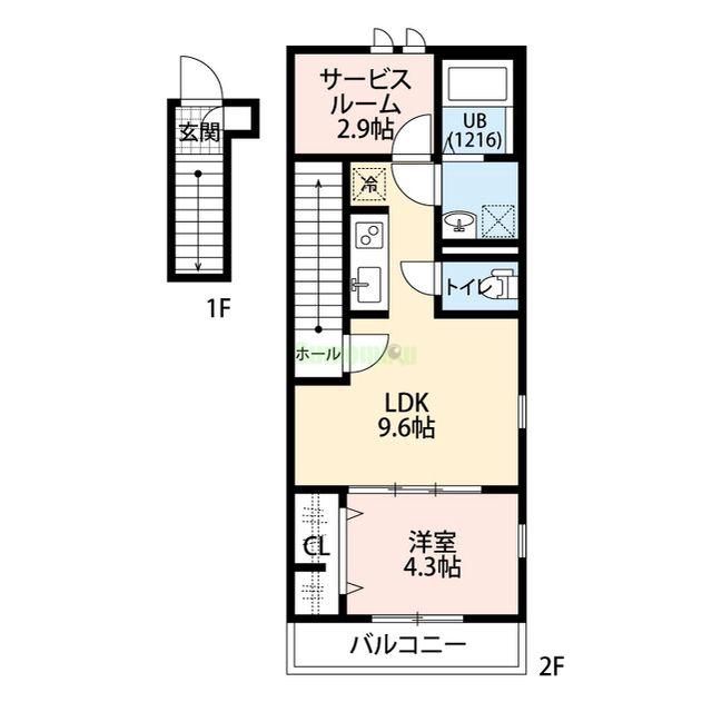 アムール アピスの間取り