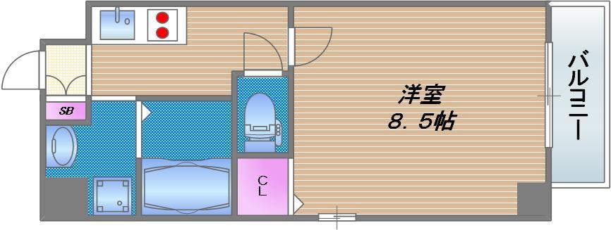 GLS小路東の間取り