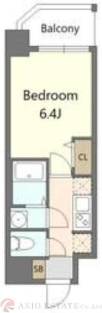 都島北通の完工年月(2025年7月)築の賃貸マンションの間取り