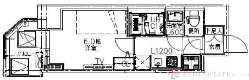S-RESIDENCE都島Luxの間取り