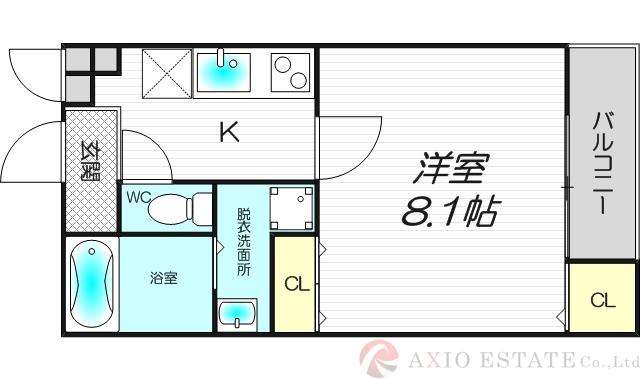 フジパレス豊里Ⅱ番館の間取り