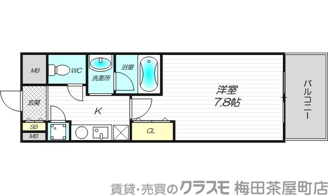 シャインビュー淡路の間取り