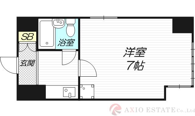 ミフネセントラルベア新大阪の間取り