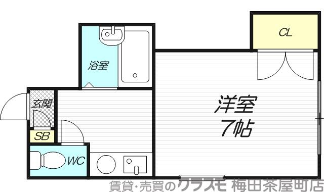 京和マンションの間取り
