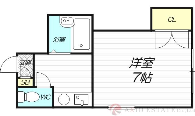 京和マンションの間取り