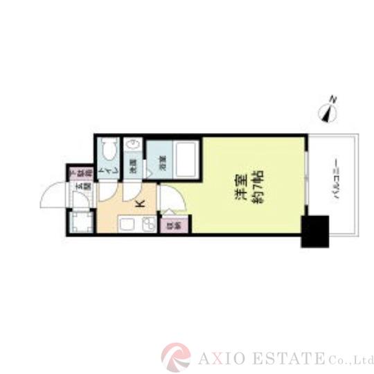 吉野の完工年月(2018年3月)築の賃貸マンションの間取り