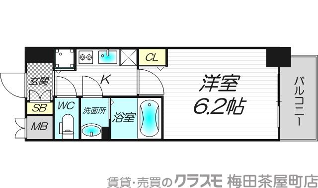 プレサンス新大阪クロステージの間取り