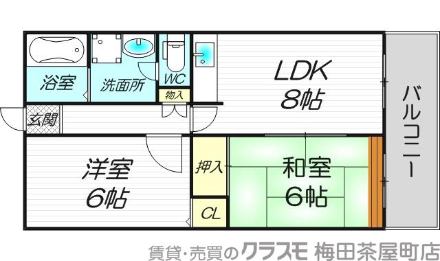 シティハイムフラッツェンの間取り