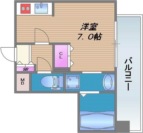 ドゥーエ森ノ宮の間取り