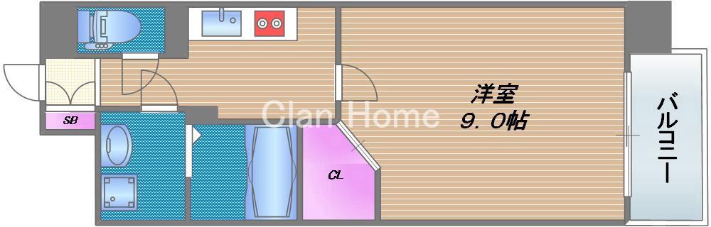 ドゥーエ森ノ宮の間取り