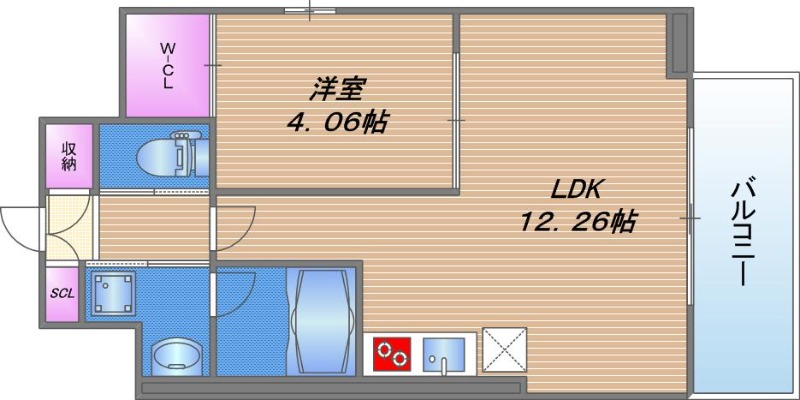 レオングラン本町橋の間取り