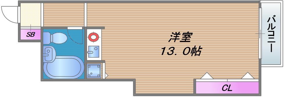 メロディーハイム大今里の間取り