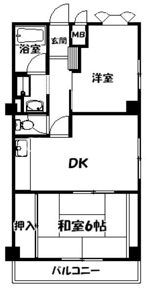 EMS COURT関目の間取り