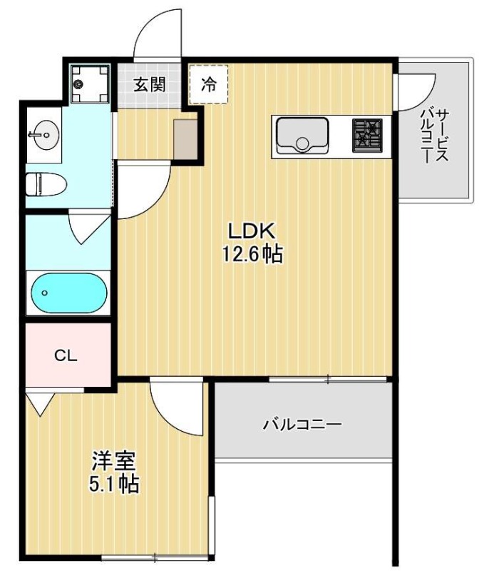 HGTコート高槻の間取り