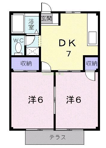 シティハイツ京の間取り