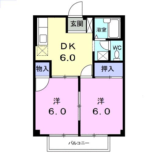 シティハイツ77の間取り