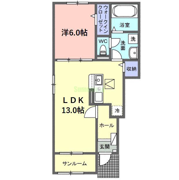 サニーセトル拾弐号館の間取り