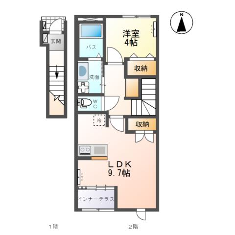 ティーフォレストIIの間取り