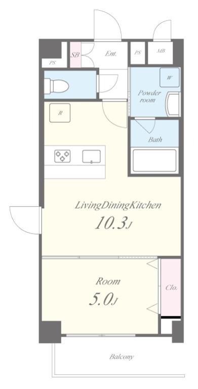 ラ ペーシュKINOの間取り