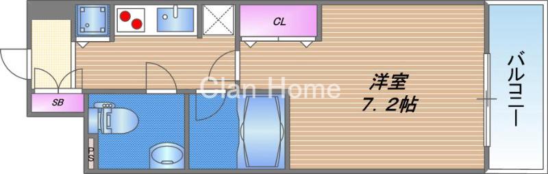 アヴァンセクール京橋南の間取り