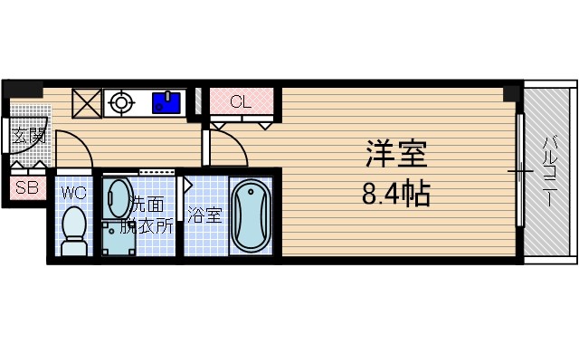 シャンピアコート茨木の間取り