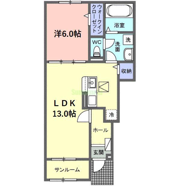 サニーセトル拾弐号館の間取り