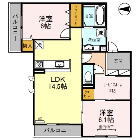 SESSHU寿恵之橋の間取り