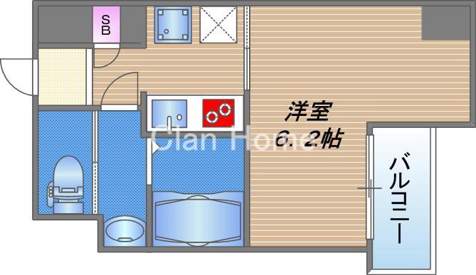 ArtizA森ノ宮D.C.の間取り