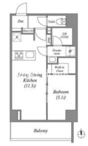 JP noie 上町台龍造寺の間取り