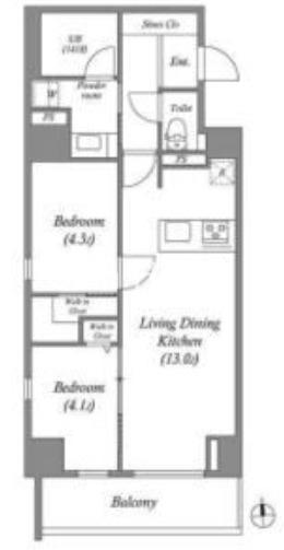 JP noie 上町台龍造寺の間取り