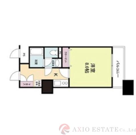 メゾン・ド・ヴィレ大阪城公園前の間取り