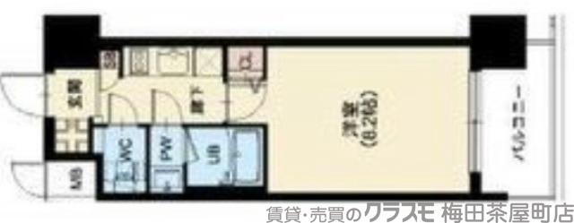 スプランディッド十三本町の間取り