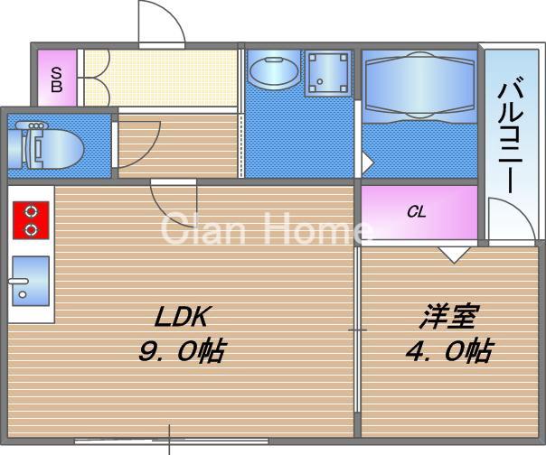H-maison平野Ⅲの間取り