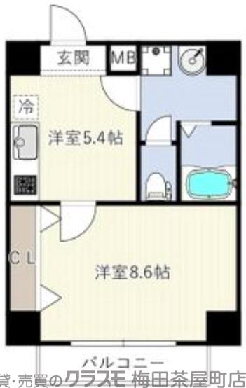 ES-Grande大阪同心の間取り