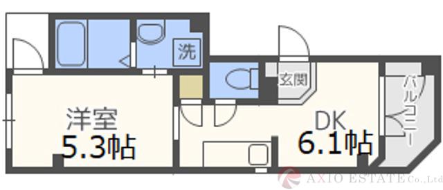 ミックコート東三国の間取り