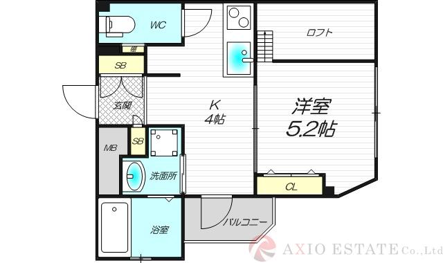 ミックコート東三国の間取り