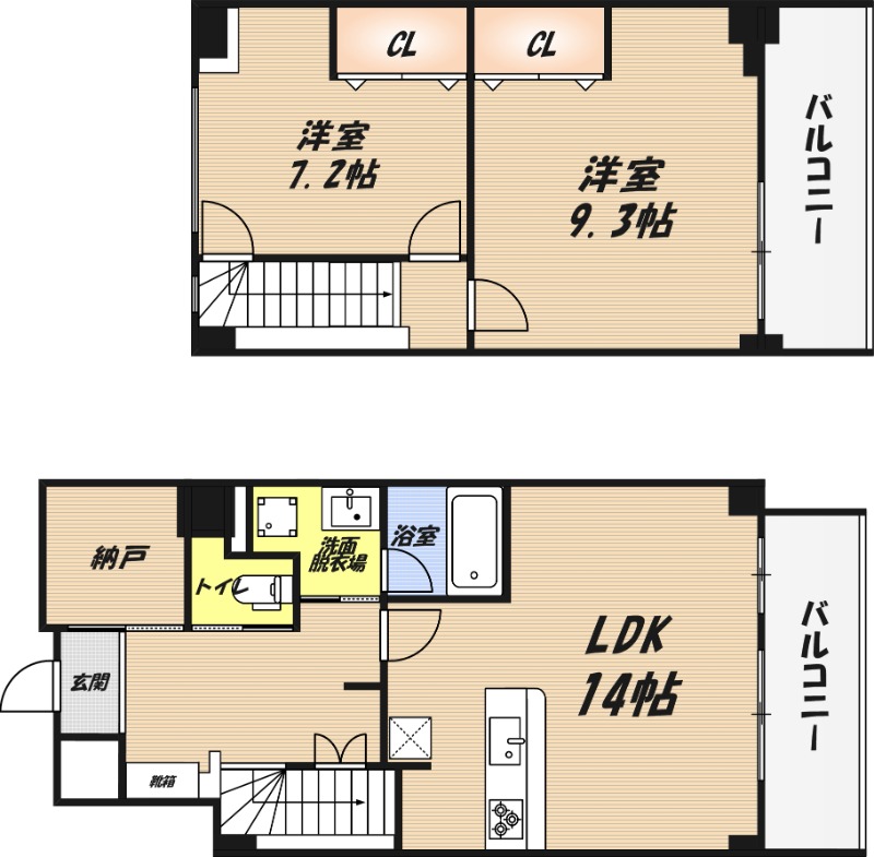 Forelsketの間取り